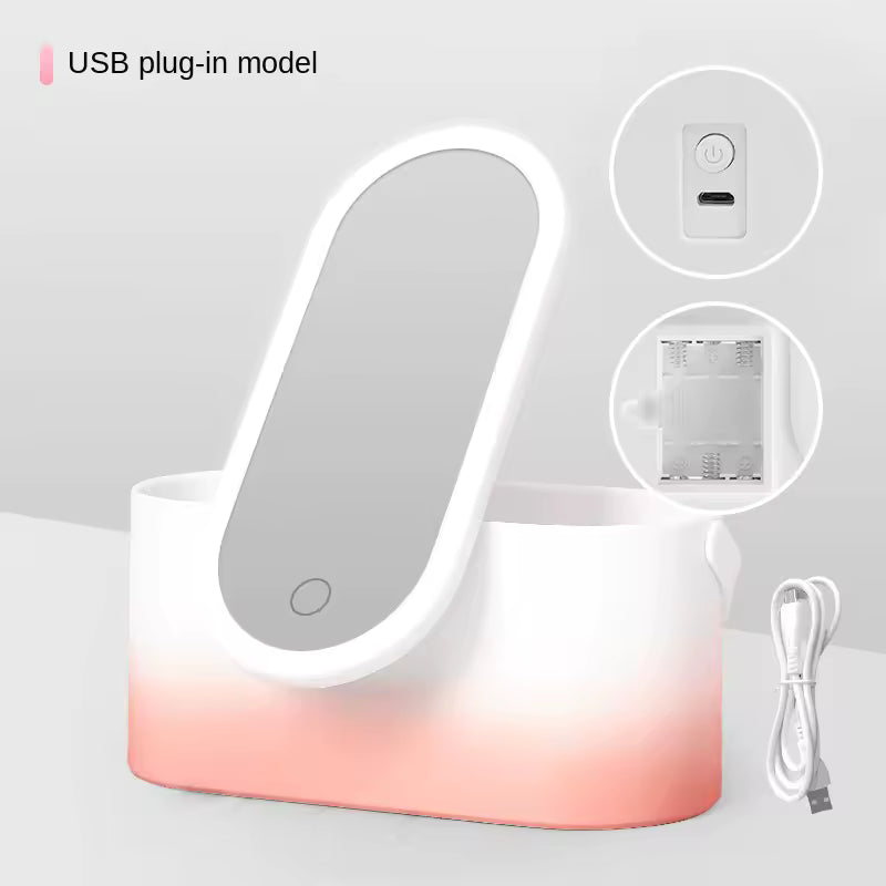 Caelia Illuminé Vanity Mirror & Storage Box