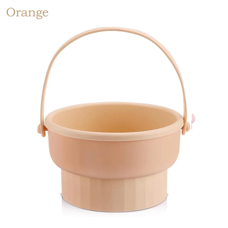 Revolutionary 3-in-1 Silicone Brush Cleaning Mat with Foldable Bowl & Quick Drying Tools - Elevate Your Makeup Hygiene!